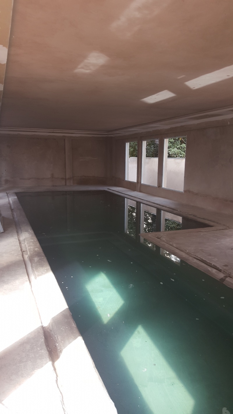 Teste de impermeabilização em piscina - Foto atualizada 04/07/2017